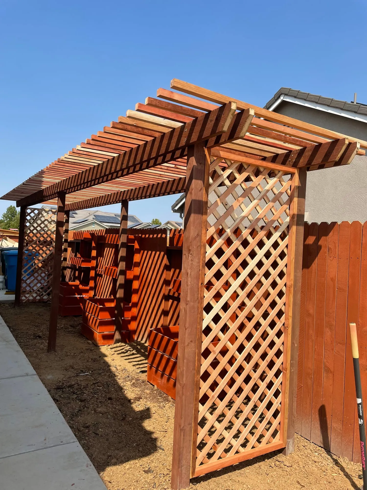 Redwood Pergola Rebuild by PrimeSpec Construction — photo 1 of 2