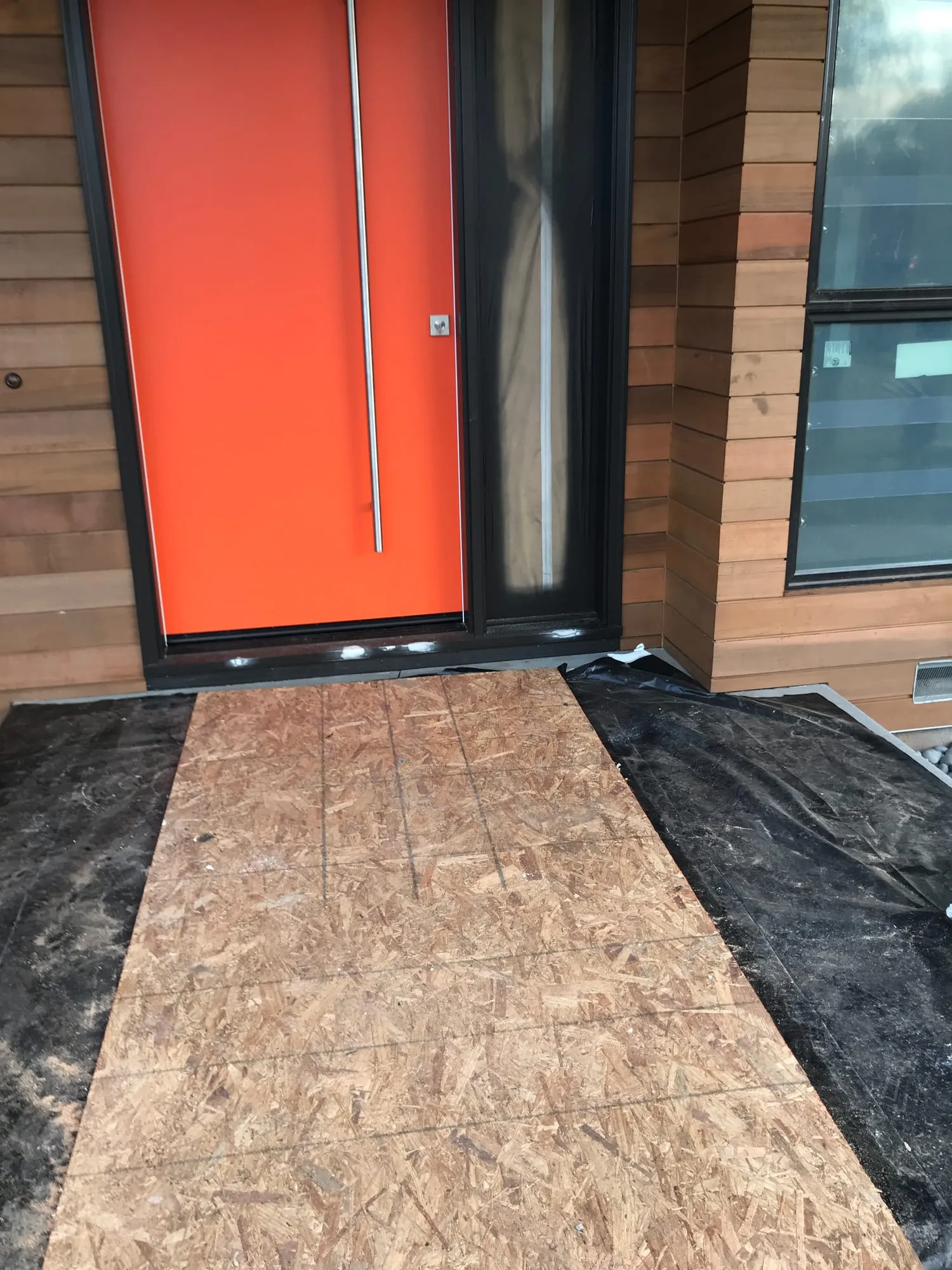 Modern Cedar & Stucco Exterior by PrimeSpec Construction — photo 4 of 8