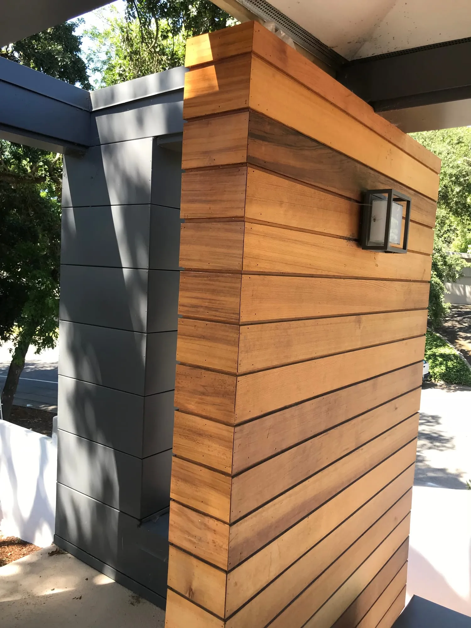 Cedar Accent Siding by PrimeSpec Construction — photo 2 of 2