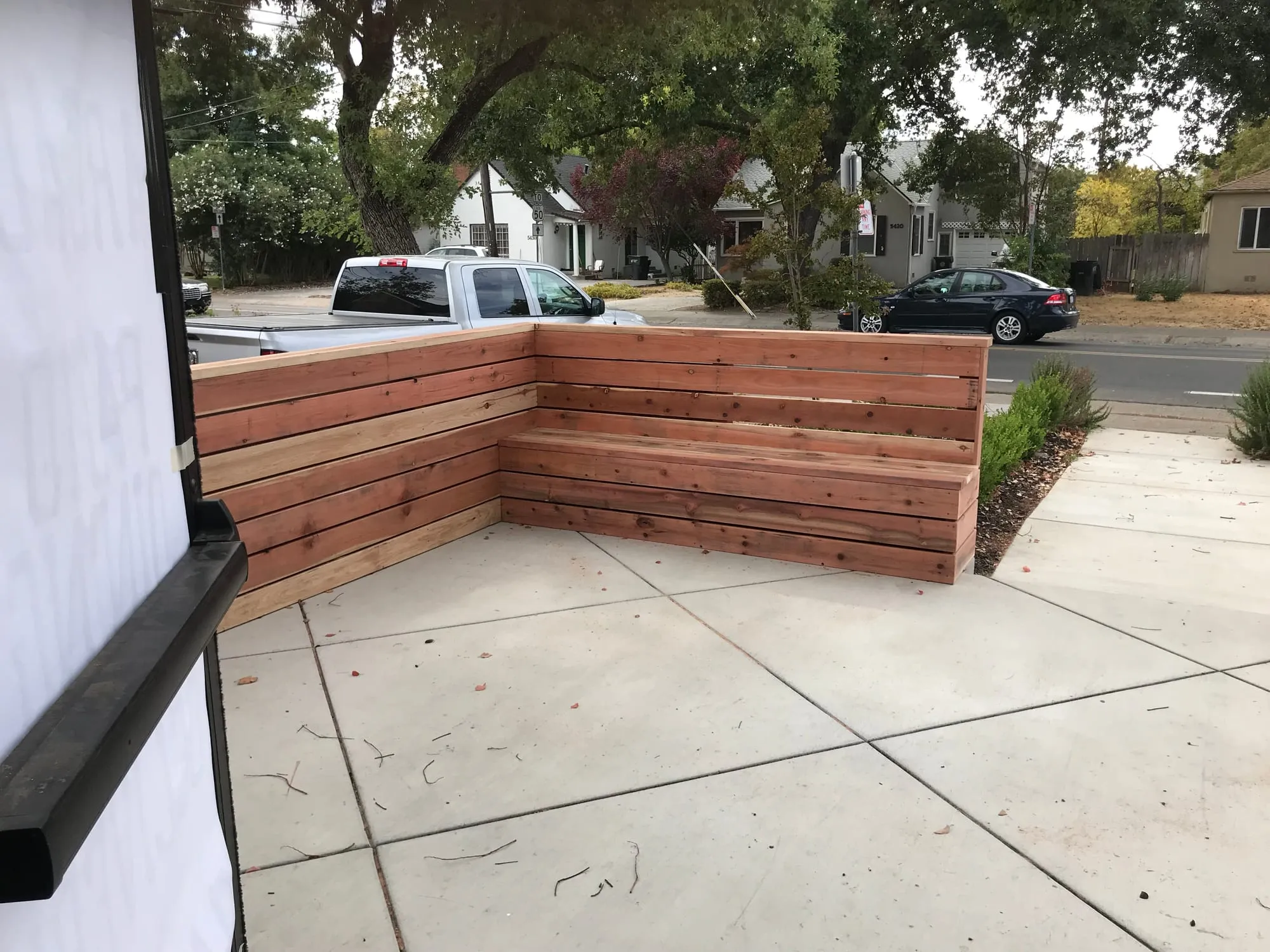 Built-In Outdoor Bench by PrimeSpec Construction — photo 3 of 3