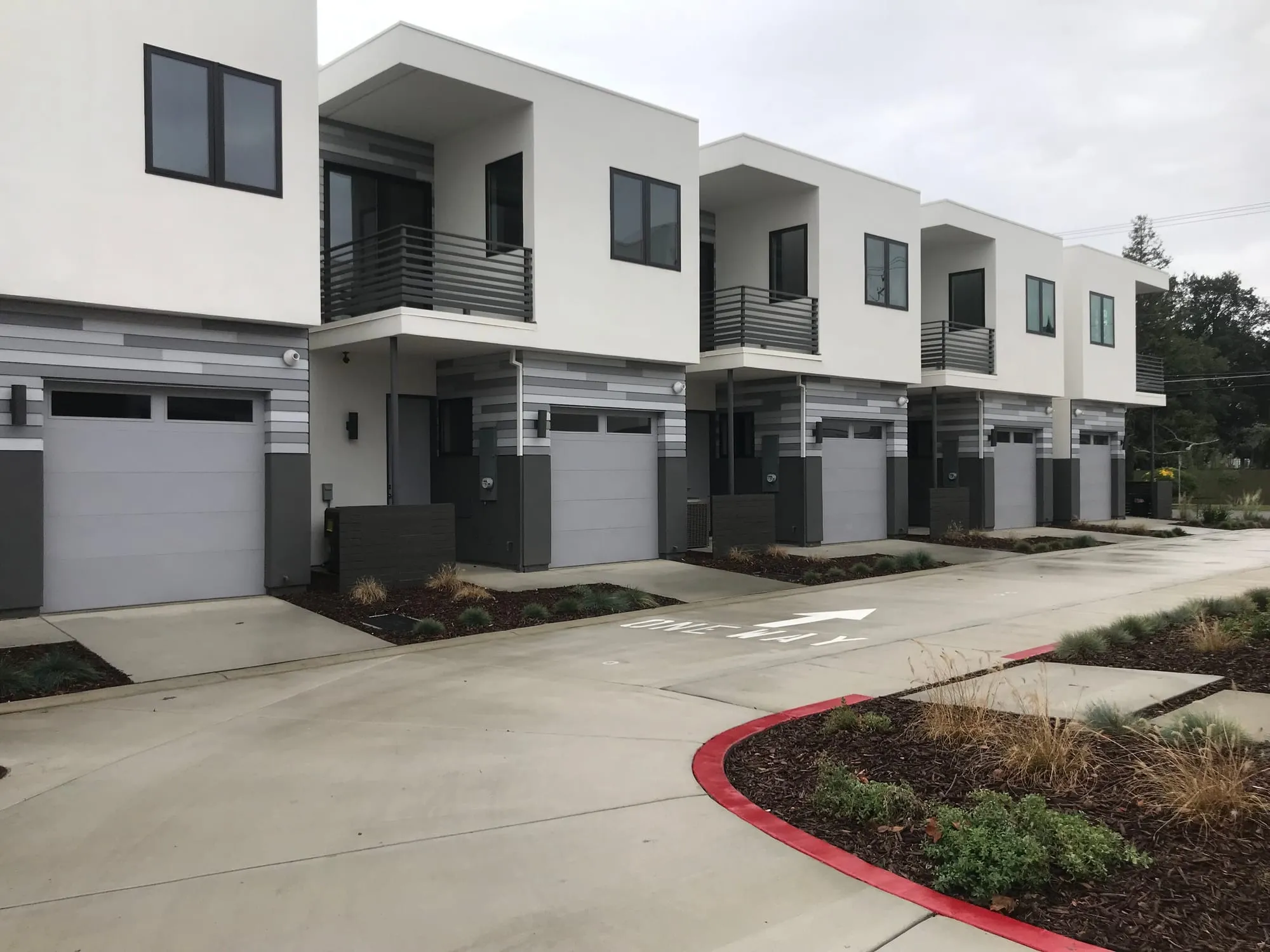 Modern Townhome Exteriors by PrimeSpec Construction — photo 1 of 4