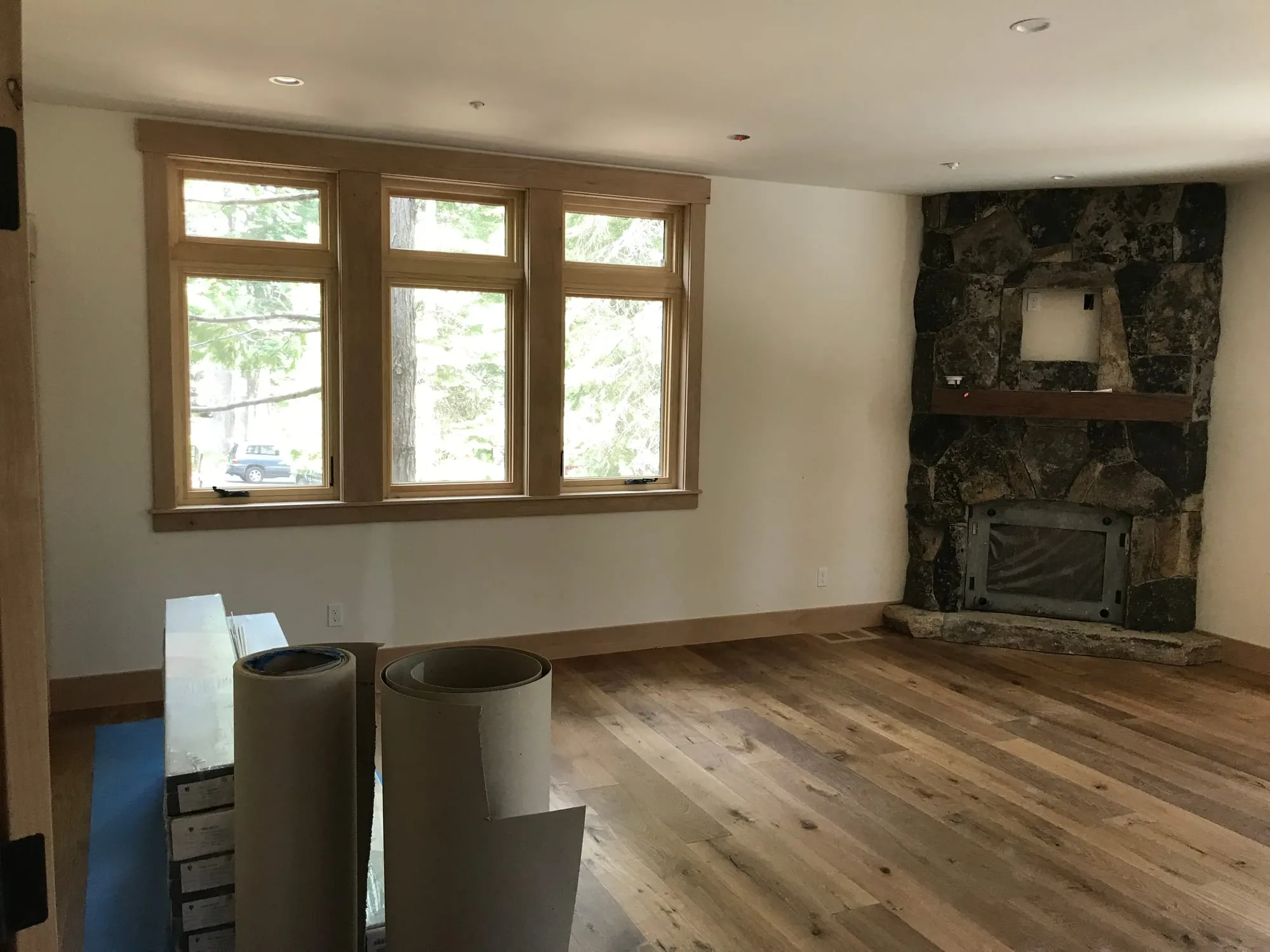 Wood-Trimmed Great Room by PrimeSpec Construction — photo 3 of 3