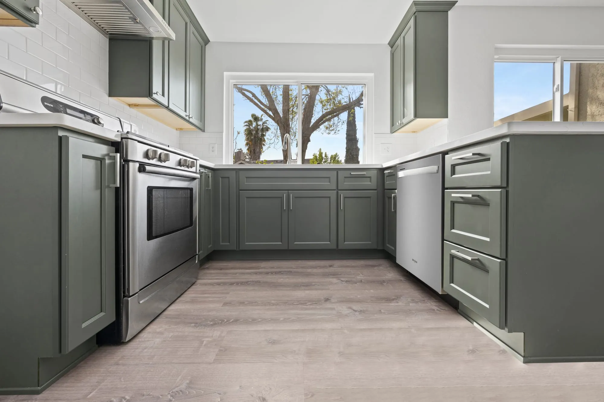 Sage Green Shaker Kitchen by PrimeSpec Construction — photo 3 of 6