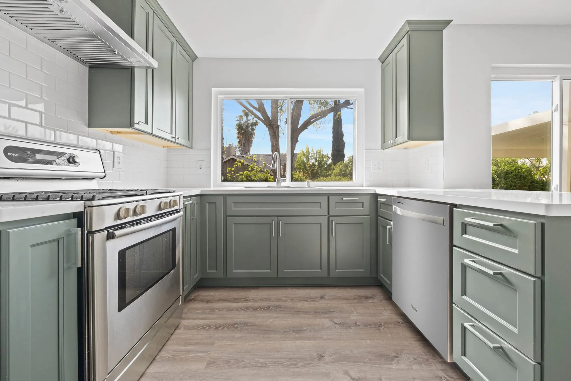 Sage Green Shaker Kitchen by PrimeSpec Construction — photo 4 of 6