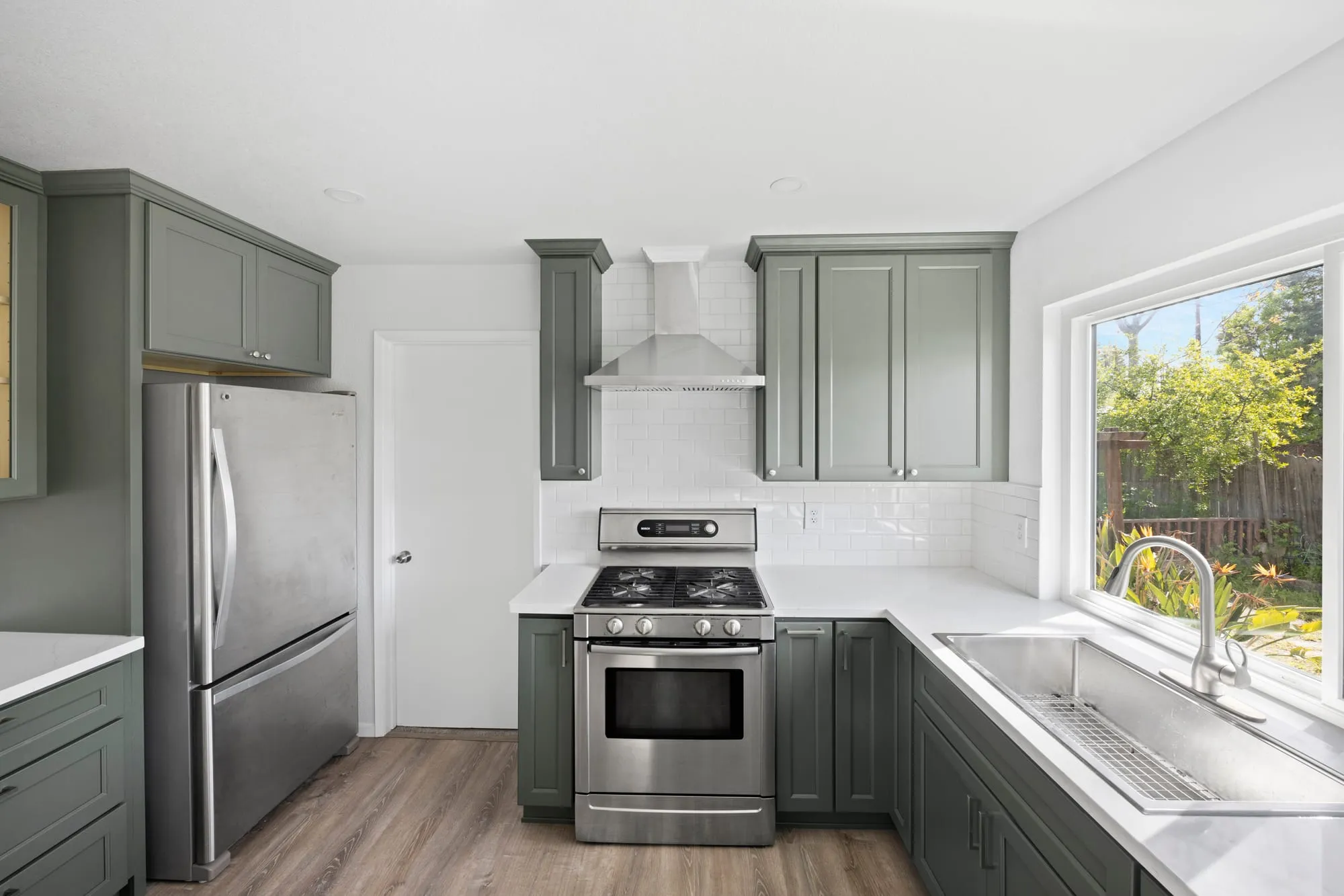 Sage Green Shaker Kitchen by PrimeSpec Construction — photo 6 of 6