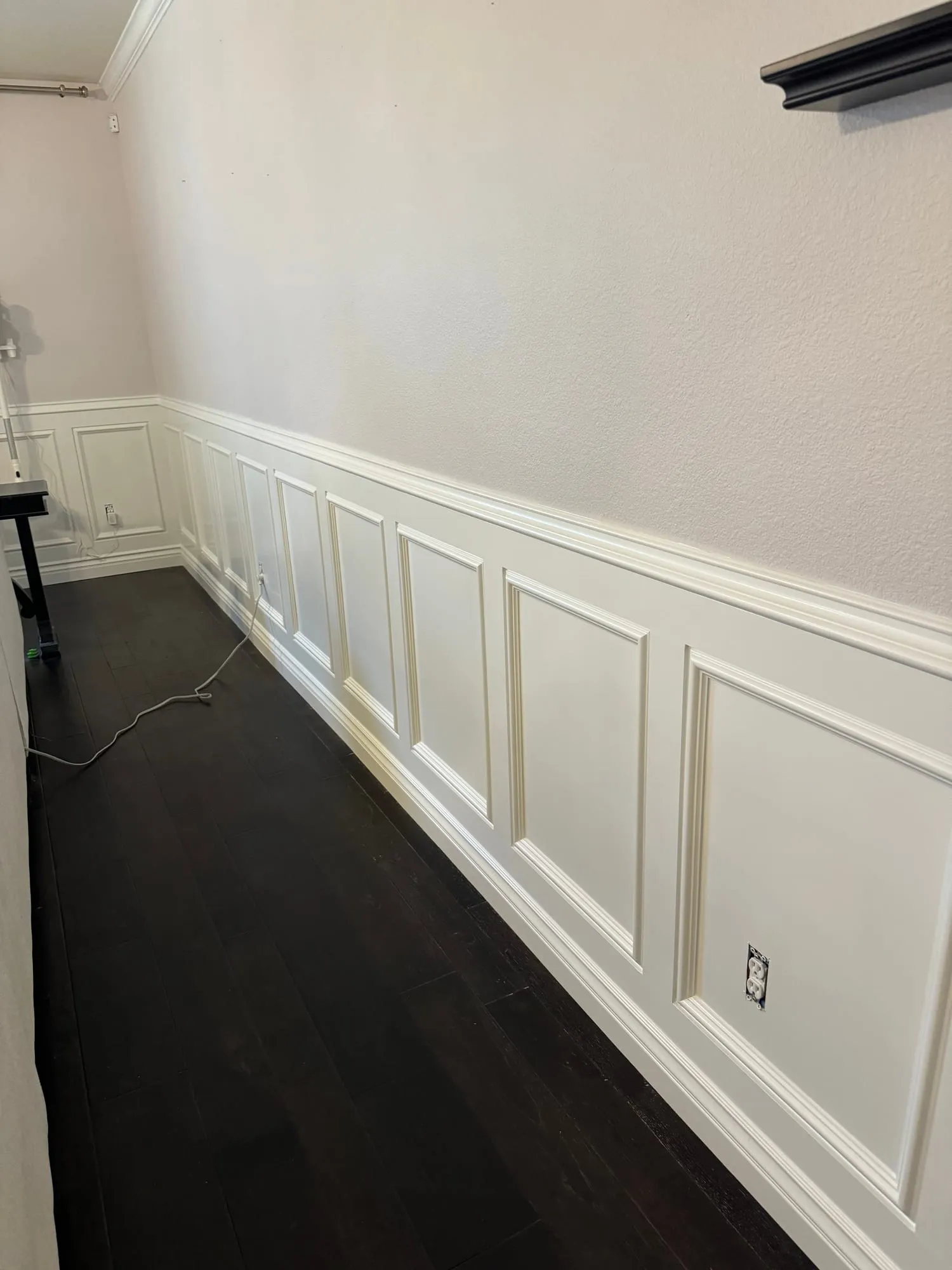 Wainscoted Staircase & Landing by PrimeSpec Construction — photo 8 of 10