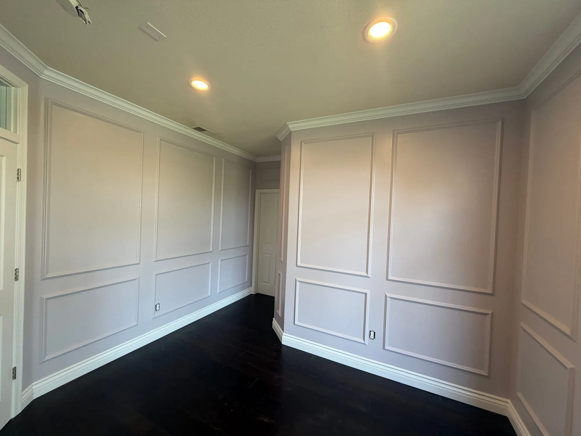 Wainscoted Staircase & Landing by PrimeSpec Construction — photo 10 of 10