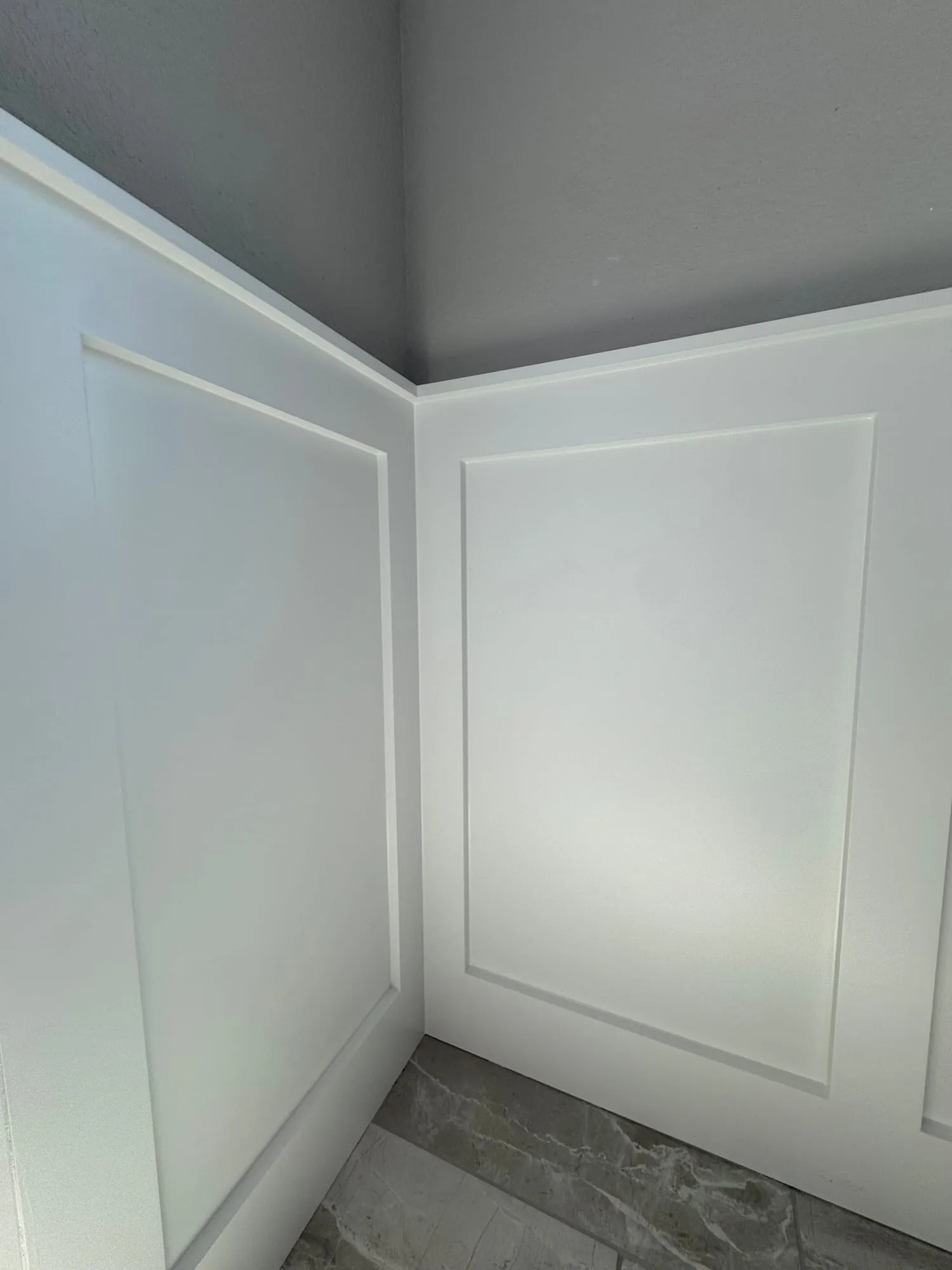 Board & Batten Entry with Beamed Ceiling by PrimeSpec Construction — photo 4 of 5