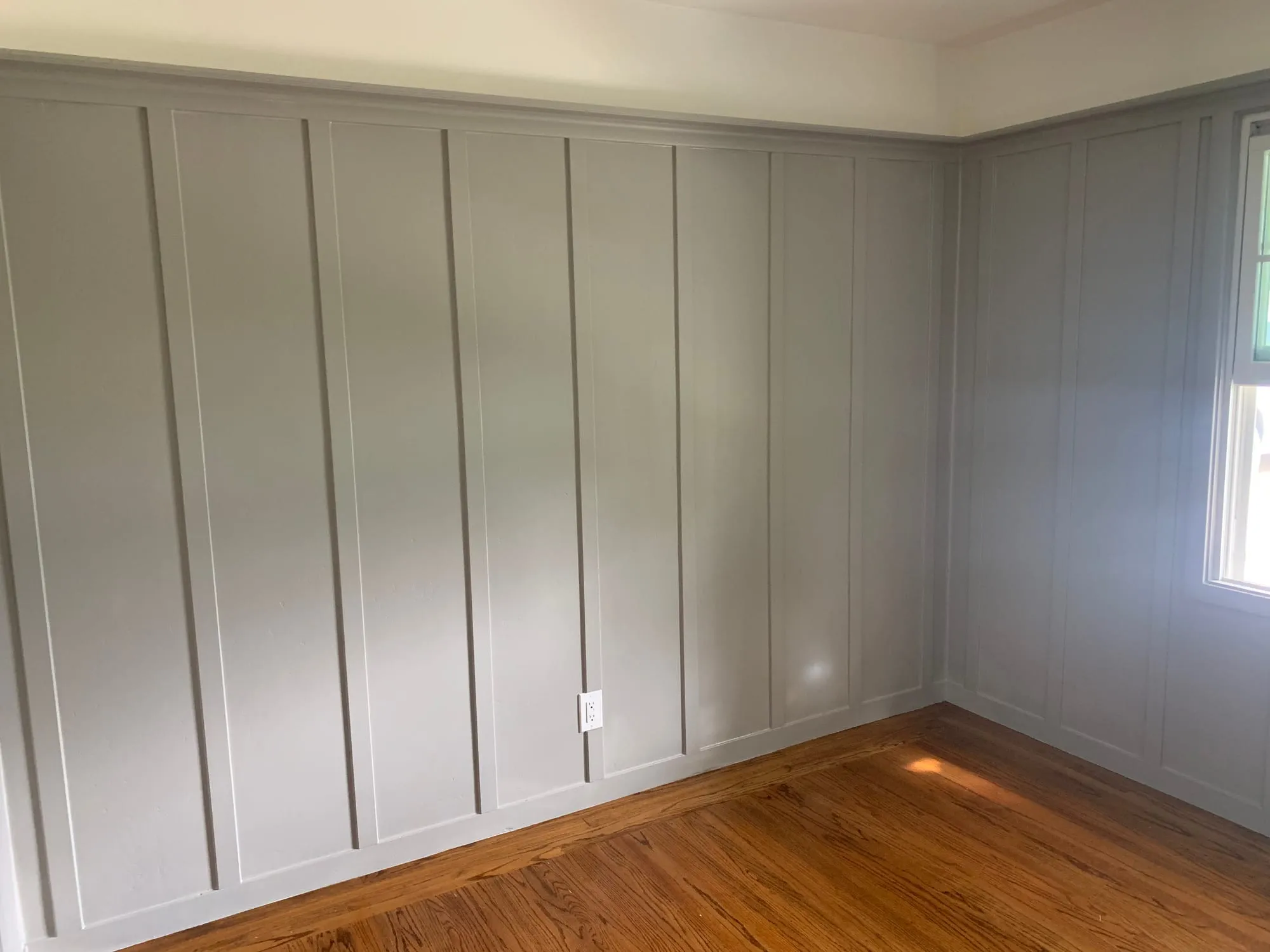 Board & Batten Bedroom Wall by PrimeSpec Construction — photo 1 of 1