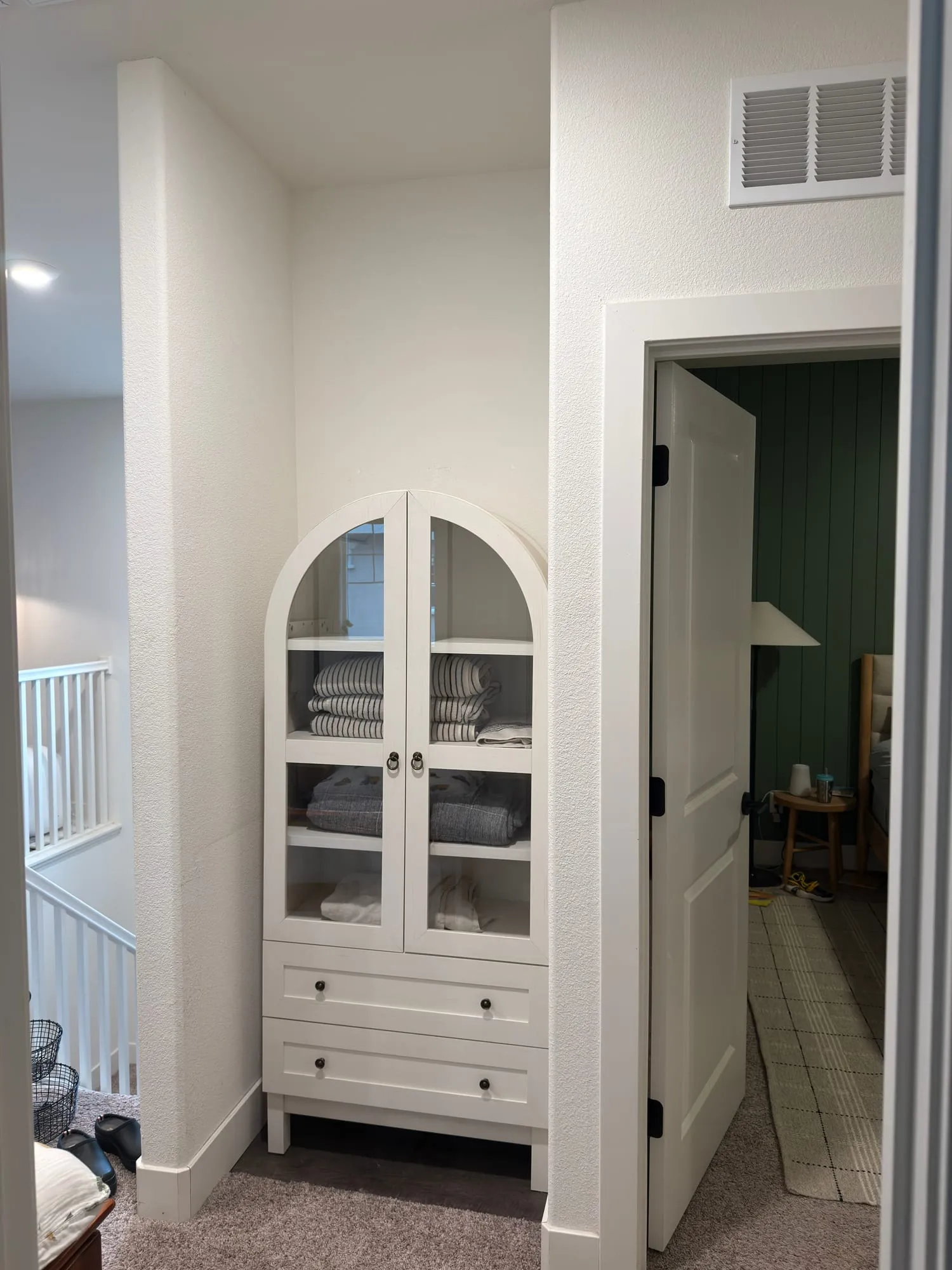 Arched Linen Cabinet by PrimeSpec Construction — photo 1 of 1